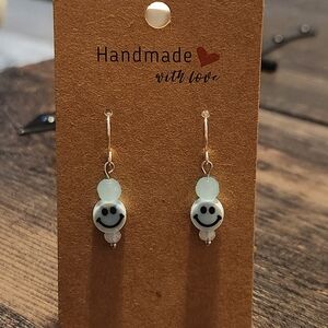 Handmade Smiley Face Earrings